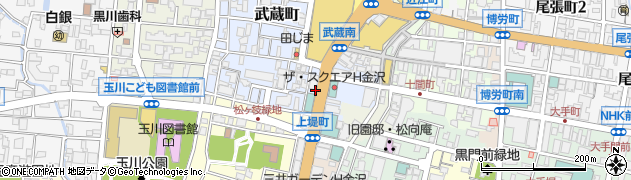 寿し工房・大辻　金沢店周辺の地図