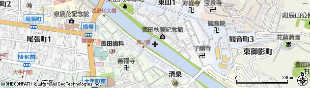 梅ノ橋周辺の地図