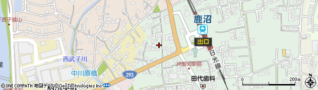 栃木県鹿沼市上野町128周辺の地図