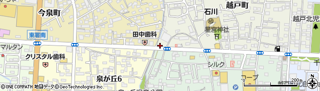 栃木県宇都宮市越戸町151周辺の地図