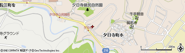 石川県金沢市夕日寺町（ニ）周辺の地図