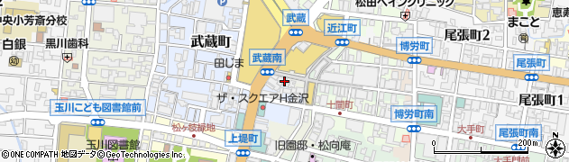 あまつぼ　近江町市場店周辺の地図
