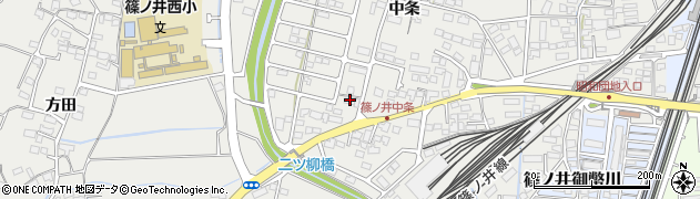 長野県長野市篠ノ井二ツ柳中条1874周辺の地図
