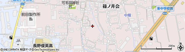 長野県長野市篠ノ井会周辺の地図