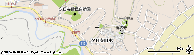 石川県金沢市夕日寺町周辺の地図