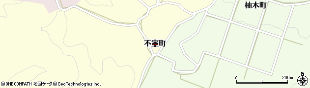 石川県金沢市不室町周辺の地図