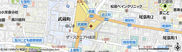 ヤマカ水産株式会社　近江町市場小売部周辺の地図