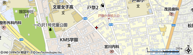 銀のさら　宇都宮戸祭店周辺の地図
