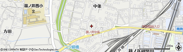 長野県長野市篠ノ井二ツ柳中条1903周辺の地図