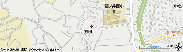 長野県長野市篠ノ井二ツ柳周辺の地図
