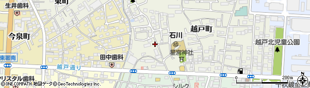 栃木県宇都宮市越戸町136周辺の地図