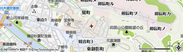 石川県金沢市子来町21周辺の地図