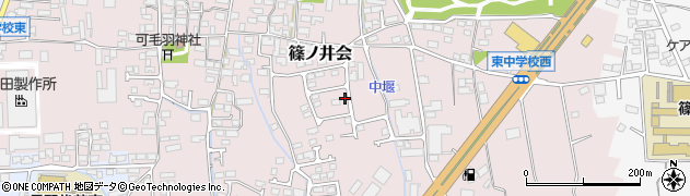 長野県長野市篠ノ井会323周辺の地図