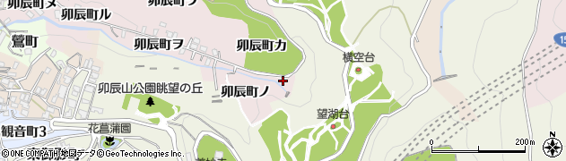 石川県金沢市卯辰町（ノ）周辺の地図