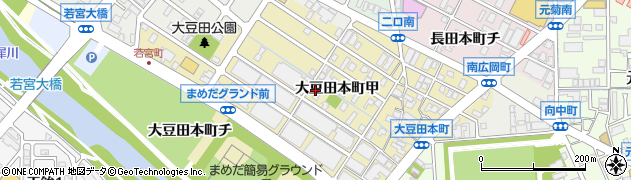 石川県金沢市大豆田本町甲周辺の地図