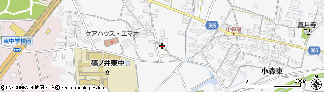 長野県長野市篠ノ井小森（小森西）周辺の地図
