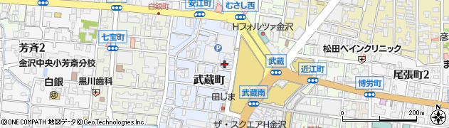 博進舎クリーニング武蔵店周辺の地図