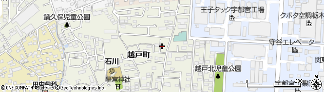 栃木県宇都宮市越戸町331周辺の地図
