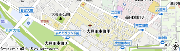 石川県金沢市大豆田本町甲209周辺の地図