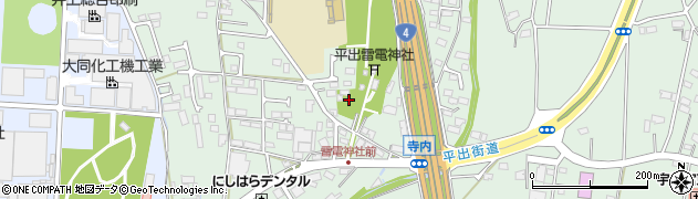 平出上野公園周辺の地図