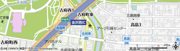 古府作城公園周辺の地図