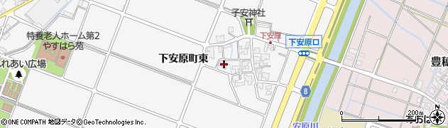 石川県金沢市下安原町（東）周辺の地図