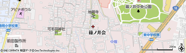 長野県長野市篠ノ井会279周辺の地図