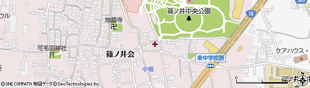長野県長野市篠ノ井会698周辺の地図