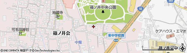 長野県長野市篠ノ井会842周辺の地図