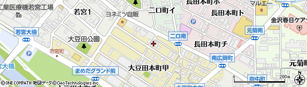 石川県金沢市大豆田本町甲250周辺の地図
