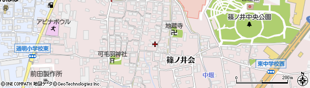 長野県長野市篠ノ井会276周辺の地図