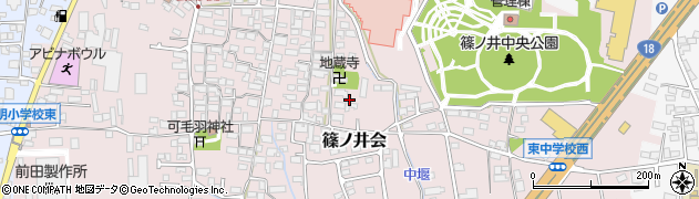 長野県長野市篠ノ井会282周辺の地図