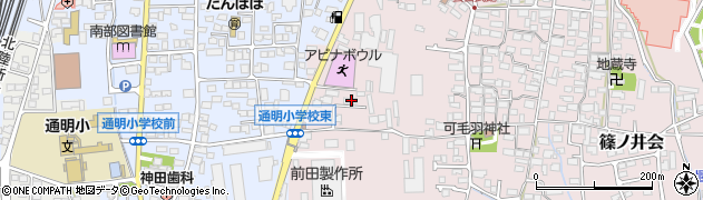 長野県長野市篠ノ井会52周辺の地図