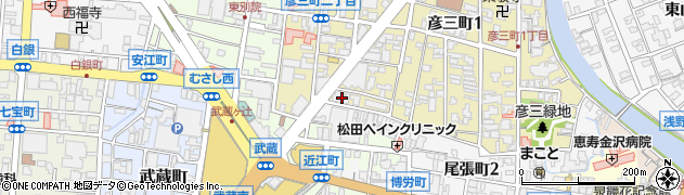 エヌティティシステム開発株式会社　金沢支店周辺の地図