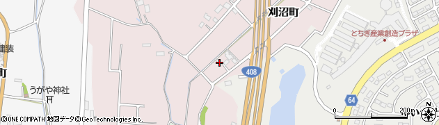 栃木県宇都宮市刈沼町68周辺の地図