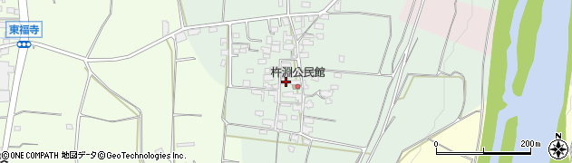 長野県長野市篠ノ井杵淵681周辺の地図