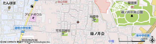 長野県長野市篠ノ井会247周辺の地図