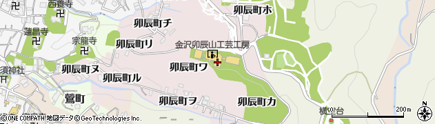 石川県金沢市卯辰町（ト）周辺の地図