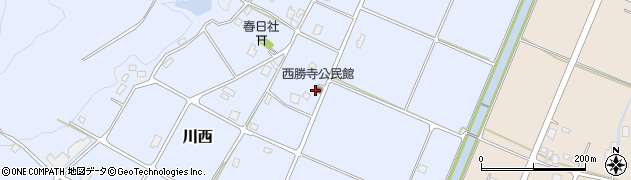 西勝寺公民館周辺の地図