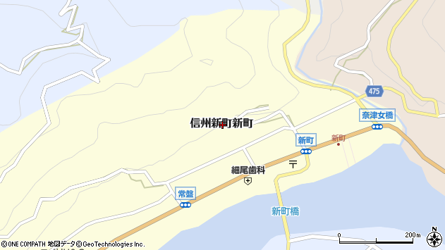 〒381-2405 長野県長野市信州新町新町の地図