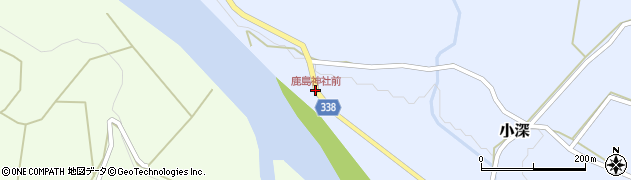 鹿島神社前周辺の地図