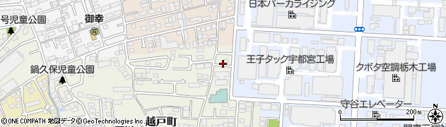 栃木県宇都宮市越戸町325周辺の地図