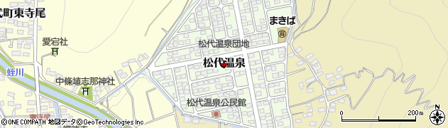 長野県長野市松代温泉周辺の地図