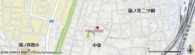 長野県長野市篠ノ井二ツ柳中条1927周辺の地図