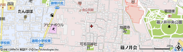 長野県長野市篠ノ井会178周辺の地図