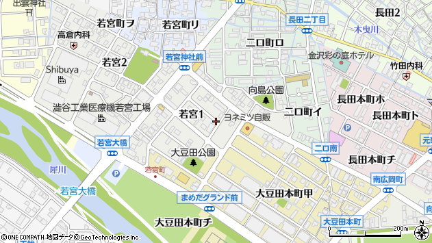 〒920-0054 石川県金沢市若宮の地図