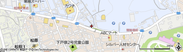 栃木県宇都宮市戸祭町2725周辺の地図
