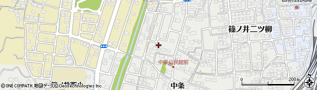 長野県長野市篠ノ井二ツ柳中条1834周辺の地図