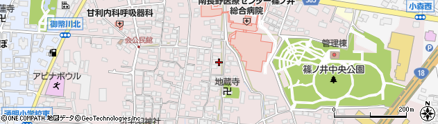 長野県長野市篠ノ井会301周辺の地図