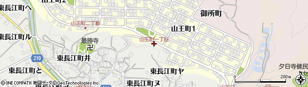 山王町一丁目周辺の地図